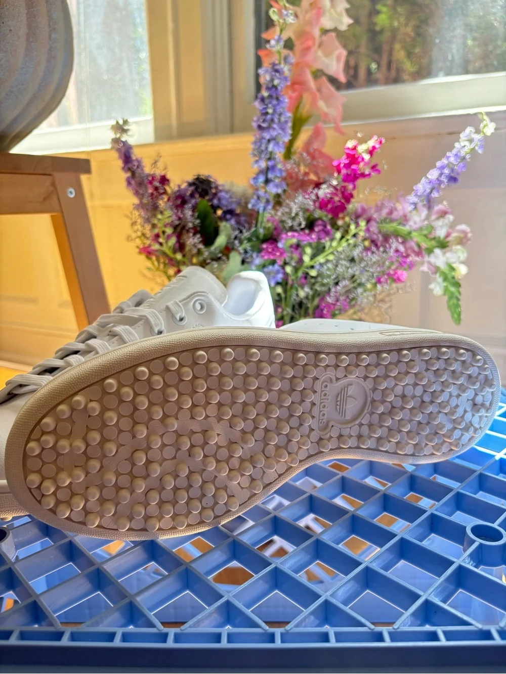 adidas all white
